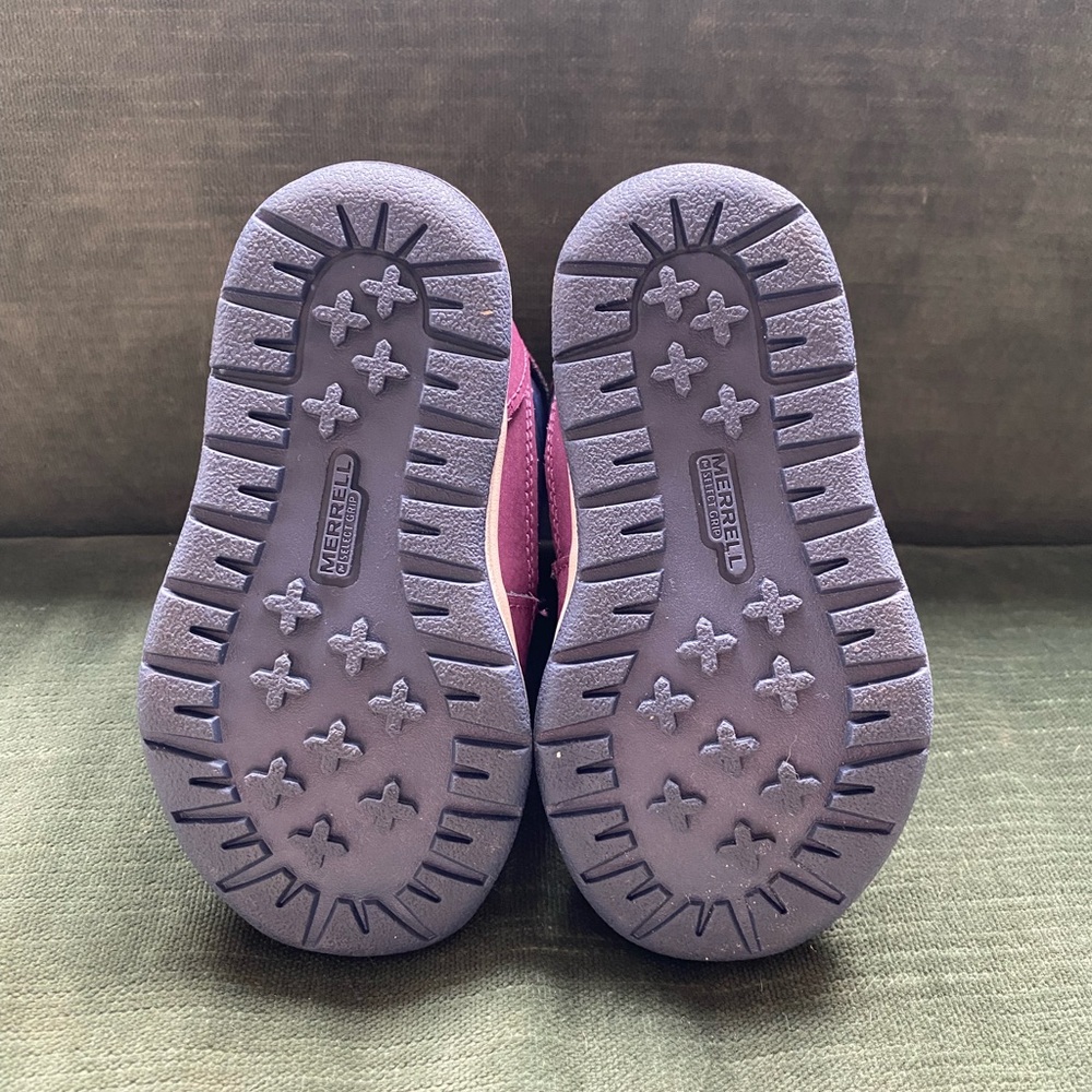Kids' Winter Boots - Burgundy - Picture 7 of 7